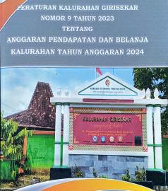 Peraturan Kalurahan Nomor 9 Tahun 2023