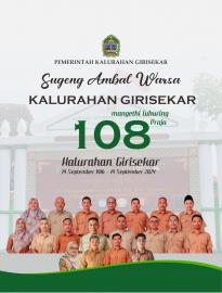 Ambal Warsa Kalurahan Girisekar kaping 108 tahun