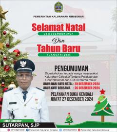 Pengumuman Libur Nasional dan Cuti Bersama Hari Raya Natal