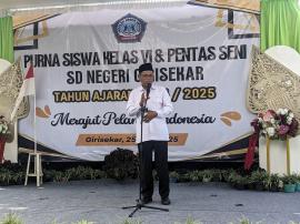 Lurah Girisekar Menghadiri Pelepasan Siswa-siswi SDN Girisekar dan TK Bumi Damai Krambil