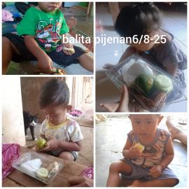 Penyaluran PMT Balita dan Ibu Hamil di Padukuhan Pijenan 