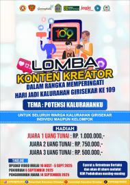 Lomba Komten Kreator Memperingati Hari Jadi Girisekar Ke 109