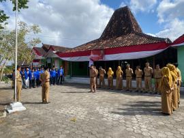 Kalurahan Girisekar Gelar Apel Rutin Senin dan Rakor Program KKN UII Yogyakarta 2026