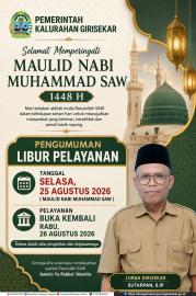 Pengumuman Libur Nasional Maulid Nabi Muhammad SAW